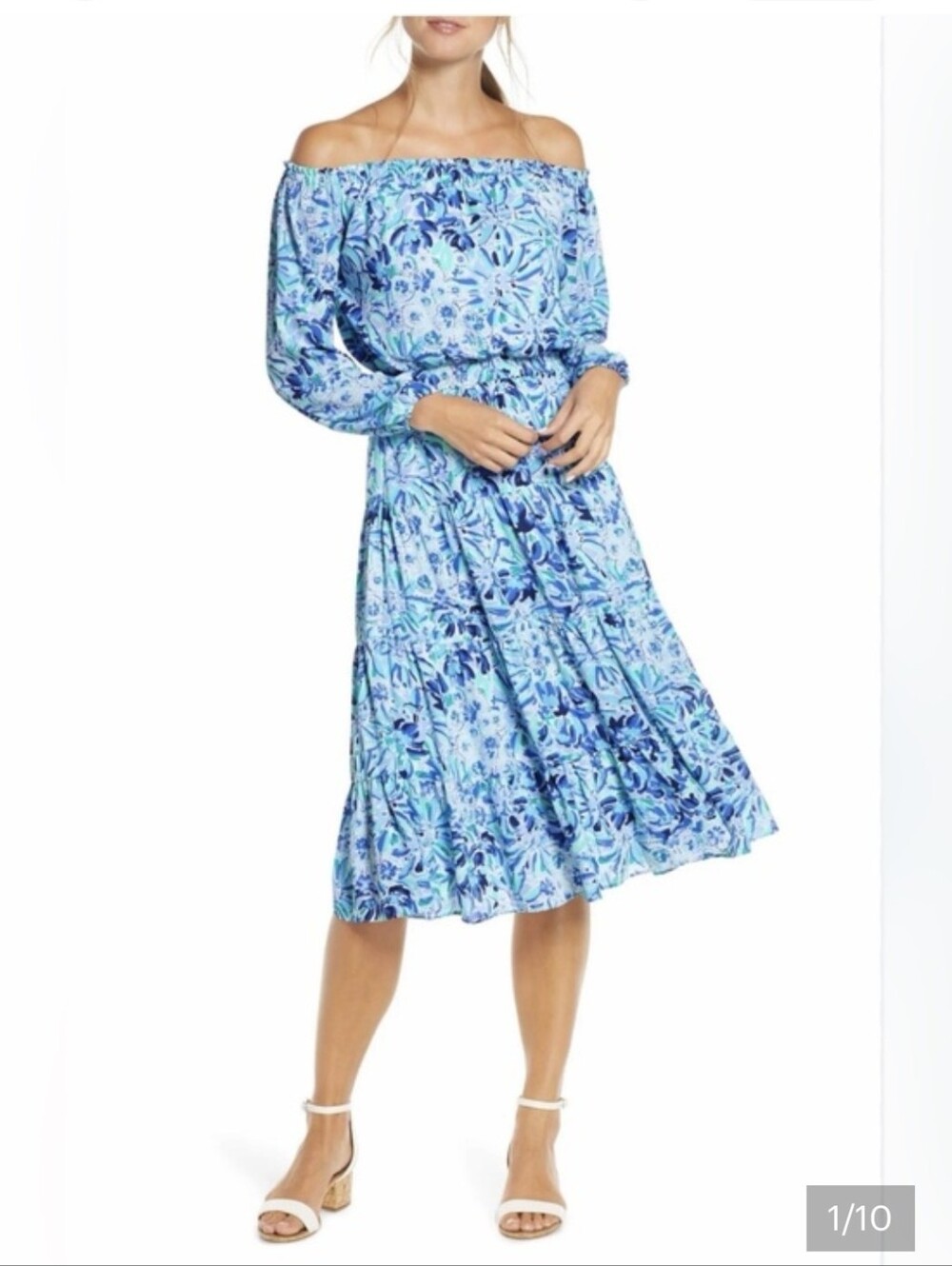 Lilly Pulitzer Jennie Midi Dress High Maintenance Sz M